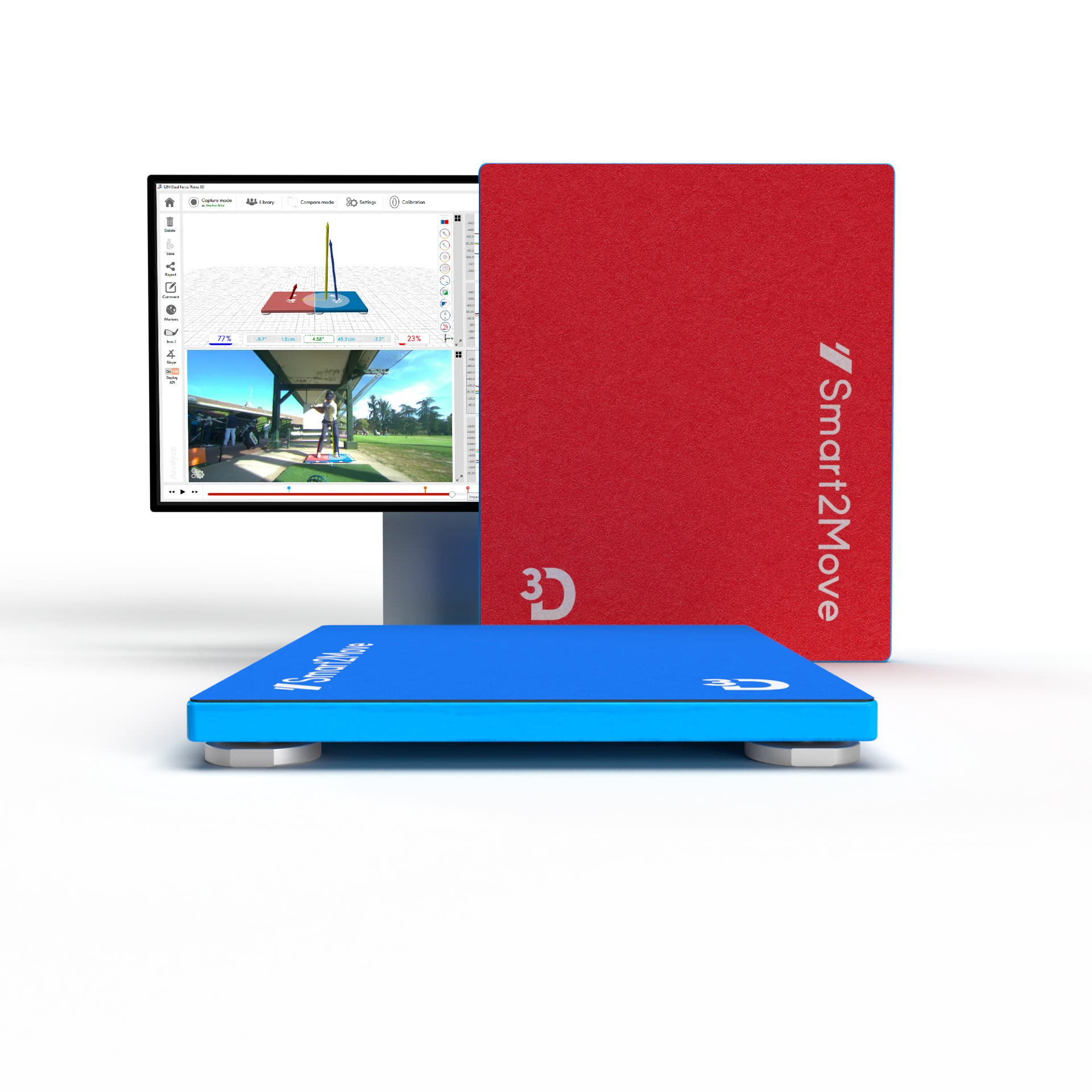 3D RS Dual Force Plates